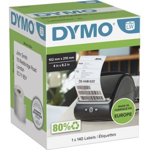 DYMO - LabelWriter Labels - 102 mm x 210 mm - 140 Labels