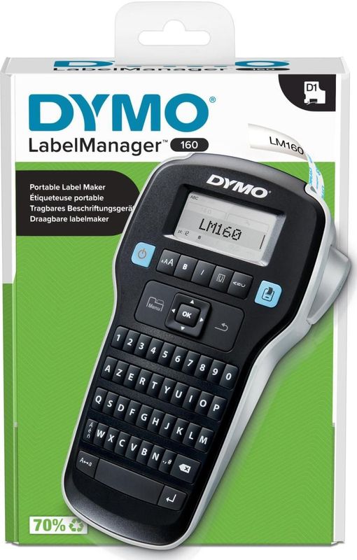 Dymo LabelManager 160P beletteringsysteem (AZERTY)