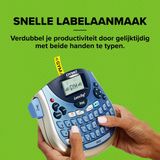 DYMO - LetraTag LT-100T - Labelmaker - Zilver - Draagbaar - QWERTZ-toetsenbord