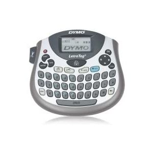 DYMO LetraTag LT-100T Labelmaker | Draagbare labelprinter met QWERTZ-toetsenbord | zilver | Ideaal voor op kantoor of thuis