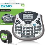 Dymo LetraTag LT-100T-labelmaker | Draagbare labelprinter met QWERTY-toetsenbord | Zilver | Ideaal voor op kantoor of thuis