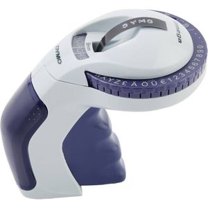 DYMO Omega labelmaker voor reliëfdruk | Kleine Lettertang met draaiklikwiel en ergonomisch ontwerp | Voor thuis, doe-het-zelven en knutselen (£/€, Ä, Ö & Ü)