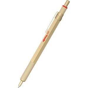 ROtring 600-balpen - Medium Punt - Zwarte Inkt - Gouden Behuizing - Navulbaar