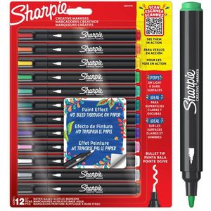 Sharpie Creative Marker Assorted Colours 12-Blister