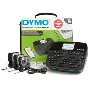 DYMO - LabelManager Executive 640 CB - Draagbare Labelprinterkit - Zwart - Inclusief Draagtas en 3 Labelcassettes