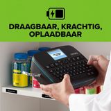 DYMO - LabelManager Executive 640 CB - Draagbare Labelprinter - Compatibel met D1 Standaard en Duurzame Labels