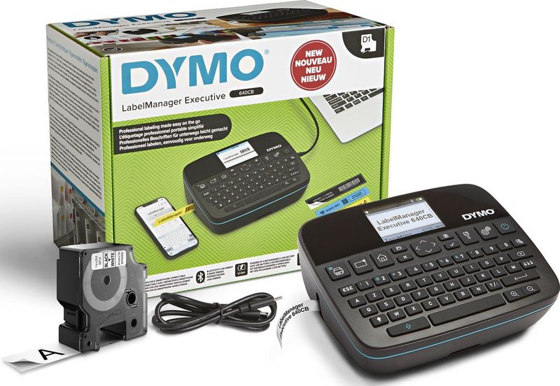DYMO - LabelManager Executive 640 CB - Draagbare Labelprinter - Compatibel met D1 Standaard en Duurzame Labels