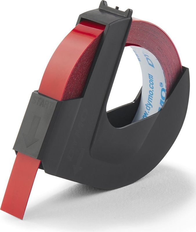 DYMO - Reliëflabels - Wit - Plastic - 1 Rol