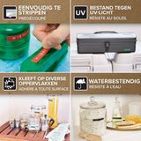 DYMO - Originele Labeltape - Wit op Blauw - 9 mm x 3 m - Zelfklevend - 1 Stuk