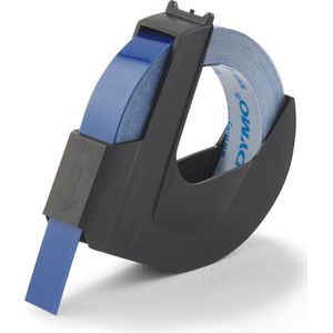 DYMO - Originele Labeltape - Wit op Blauw - 9 mm x 3 m - Zelfklevend - 1 Stuk