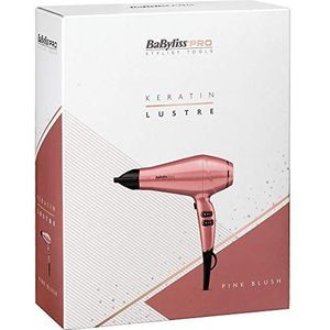 BaByliss PRO Keratine Lustre Droger, Roze Blush