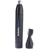 BaByliss Nose, Ear & Eyebrow Precisietrimmer E652E - Verwijderbare- en afspoelbare koppen - Wenkbrauw opzetkam