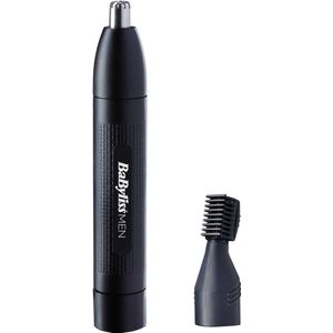 BaByliss E652E - Neus- Oor- & Wenkbrauwtrimmer - Zwart - Ronde Scheersysteem