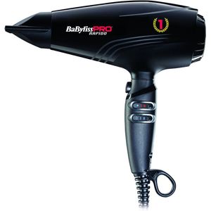 BaByliss Rapido Föhn - Zwart - 2200W - Professionele Haardroger