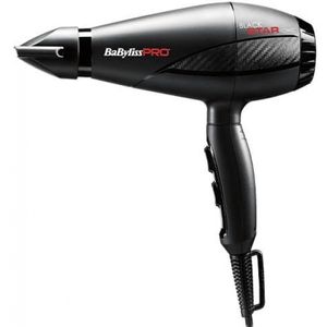 BaByliss PRO - Black Star Ionic Dryer - Föhn - Zwart - 2200W