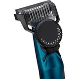 BaByliss T890E Japanese Steel Baardtrimmer, Precisie Opzetkam, 23 Lengtes [0.5mm-12mm], 120 min Draadloos Gebruik (ook met Snoer), Inclusief Hardcase Etui, Kop Afspoelbaar