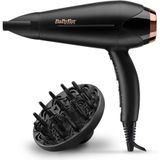BaByliss Turbo Smooth 2200 Föhn - Ionische Anti-Pluis - 2200 Watt