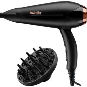 BaByliss Turbo Smooth 2200 Föhn - Ionische Anti-Pluis - 2200 Watt