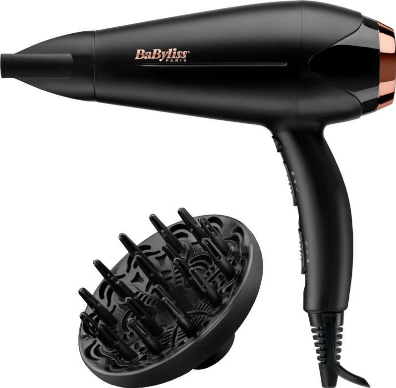 BaByliss Turbo Smooth 2200 Föhn - Ionische Anti-Pluis - 2200 Watt