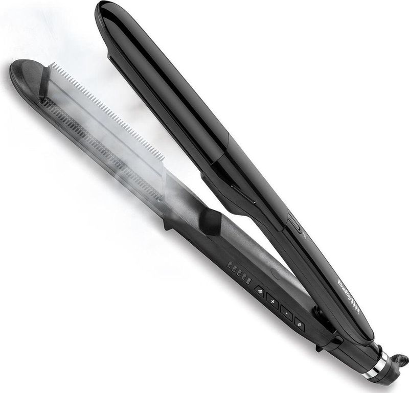 BaByliss - Steam Straight - Stijltang - Zwart - Keramische Platen