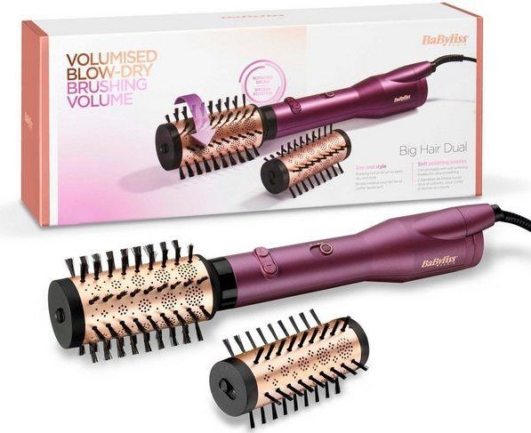 BaByliss - Big Hair Dual - Föhnborstel - Roterend - Keramisch