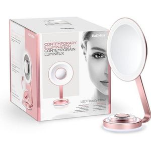 BaByliss - 9450E - Make-Up Spiegel - Rosé - LED-verlichting met 3 Instellingen