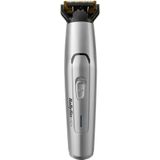 BaByliss MT861E 11-in-1 Titanium Multitrimmer, tondeuse en titane, tondeuse nez et rasoir de finition, 100% étanche, autonomie sans fil de 70 minutes, guide de coupe de barbe, tondeuse de précision