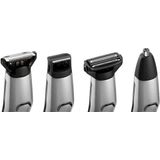 BaByliss MEN MT861E multifunctionele trimmer, 11-in-1 titanium met neustrimmer en scheerapparaat, 100% waterdicht