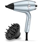 BaByliss Hydro-Fusion 2100 Föhn D773DE - Advanced Plasma Technologie - Diffuser - 2100 Watt