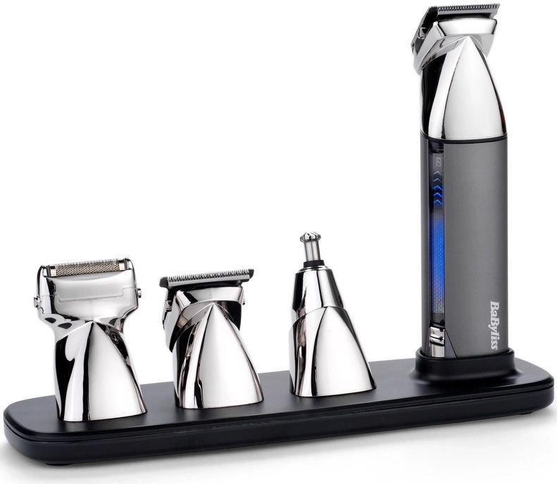 BaByliss - Super-X Metal 15-in-1 Multigroom MT996E - Tondeuse - Zwart - Magnetische Koppen