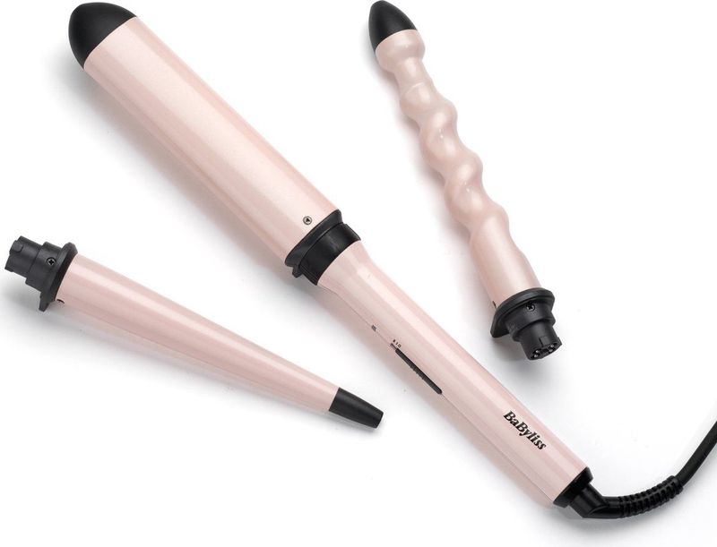 BaByliss - Curl & Wave Trio - Haarstyler - Zwart - 3 Verwisselbare Cilinders