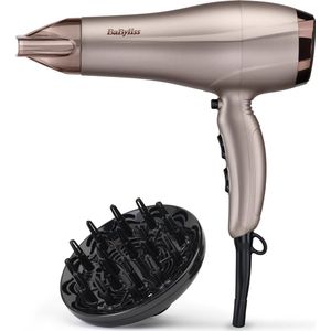 BaByliss Smooth Dry 2300 Espresso Glaze 5790PE Föhn - 2300W - 2.2m snoer inclusief diffuser