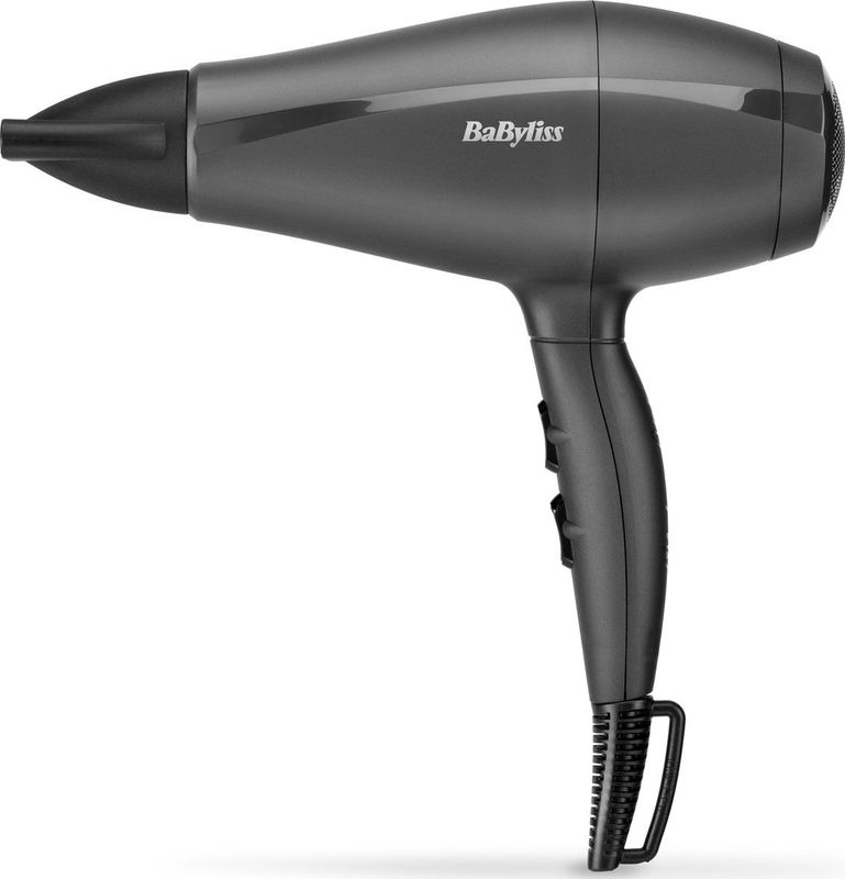 BaByliss - Power Dry Light 2000 Föhn - Grijs - Lichtgewicht - 2000W