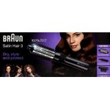 Braun AS330 Satin-Hair 3 - Krulborstel Zwart
