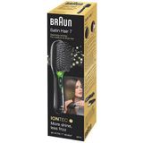 Braun Satin Hair 7 Brush BR710E Haarborstel - IONTEC Technologie Tegen Pluis - Zwart
