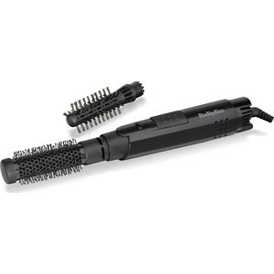 BaByliss Smooth Shape Airstyler Föhnborstel AS86E - Geschikt voor korter haar - 2 opzetborstels - Coolshot