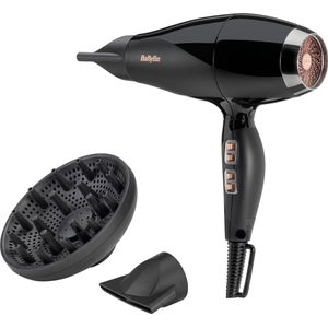 BaByliss Power Pro 2300 6716DE Föhn - Föhn met diffuser en 2 extra blaasmonden - 122 km/u - Coolshot