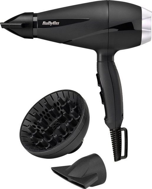 BaByliss - Style Pro 6710DE - Föhn - Zwart - 2100W - AC-motor