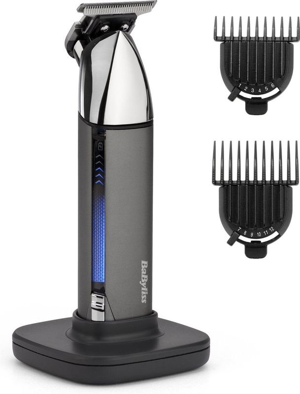 BaByliss - Super X Metal Beard Trimmer - Ontharingsapparaat - Zwart - Metalen Handgreep