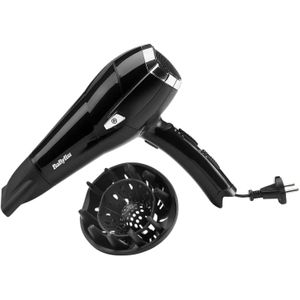 BaByliss Cordkeeper 2000 D374DE - Föhn - DC motor - 1,95m intrekkend snoer - Diffuser - Ionisch