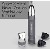 BaByliss - E116E - Precisietrimmer - Neus- en Wenkbrauwtrimmer - Incl. 2 Opzetkammen