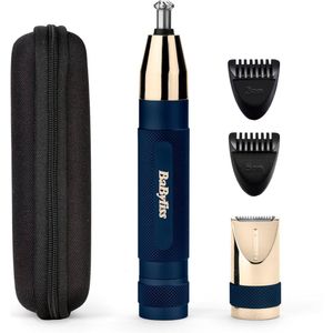 BaByliss Super-X Metal Series Neus-, Oor- en Wenkbrauwtrimmer E112E - Special Edition - Neushaartrimmer, wenkbrauwtrimmer - incl. 2 opzetkammen