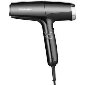 Babyliss Pro - Falco - Föhn - Zwart-Zilver - Digitale High Speed