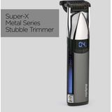 BaByliss Super-X Metal S996E Baardtrimmer - Japans Staal Mes - 0.4mm-5.0mm haarlengte - Digitaal Scherm - Meebewegende Kop