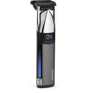 BaByliss Super-X Metal S996E Baardtrimmer - Japans Staal Mes - 0.4mm-5.0mm haarlengte - Digitaal Scherm - Meebewegende Kop