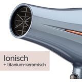 BaByliss Denim Luxe D251PE Föhn - Ionisch - Coolshot - Titanium-keramisch