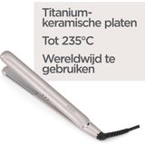 BaByliss Mauve Lustre Styler ST516E - Stijltang - Titanium-Keramisch - 3 Temperatuurinstellingen