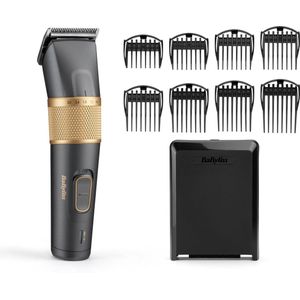 BaByliss Graphite Precision Tondeuse E987E - 26 Kniplengtes (0.6mm - 28mm) - 8 opzetstukken - 160min draadloos gebruik