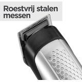 BaByliss - Lithium Power - Baardtrimmer - Zwart - Roestvrijstaal - 14 Kniplengtes