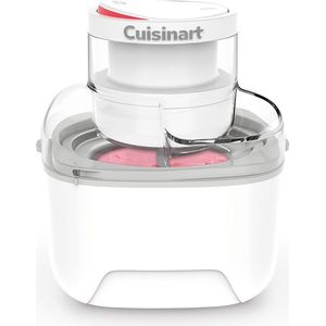 Cuisinart Solo Scoops IJsmachine, zelfgemaakte ijsmachine in 25 minuten, sorbet maker, yoghurtmachine, compact, ruimtebesparend, kom van 475 ml, ICEM10